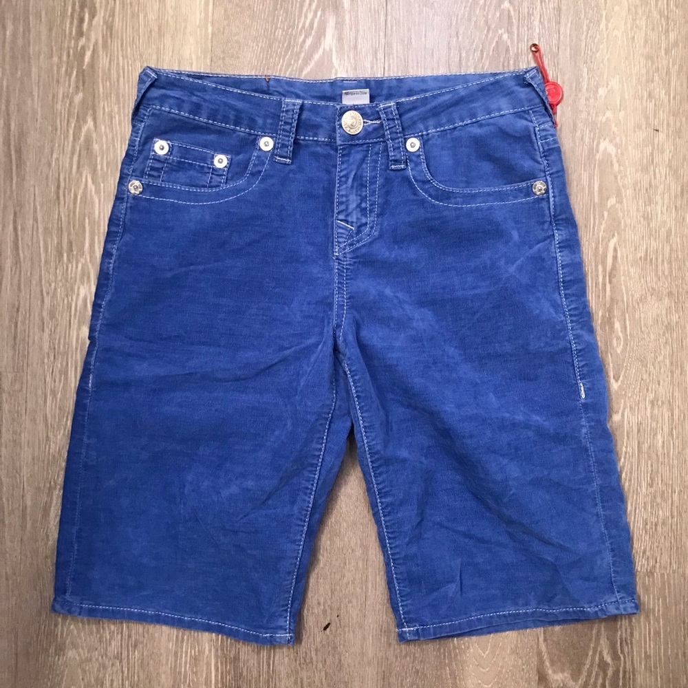 True Religion‎ Kids Section Cut Off Jean Shorts Boy’s Size 14